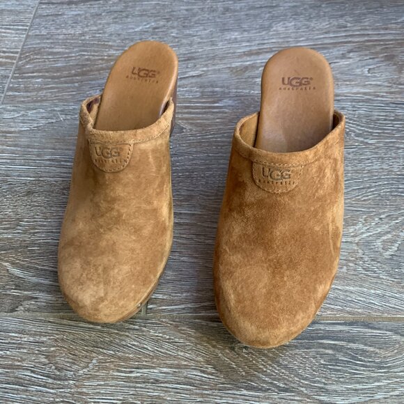 Ugg Abbie suede clogs size 6 - Picture 5 of 6